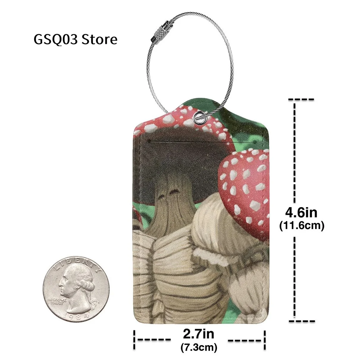 Рисунок 4 - абстрактная кожаная бирка для чемодана