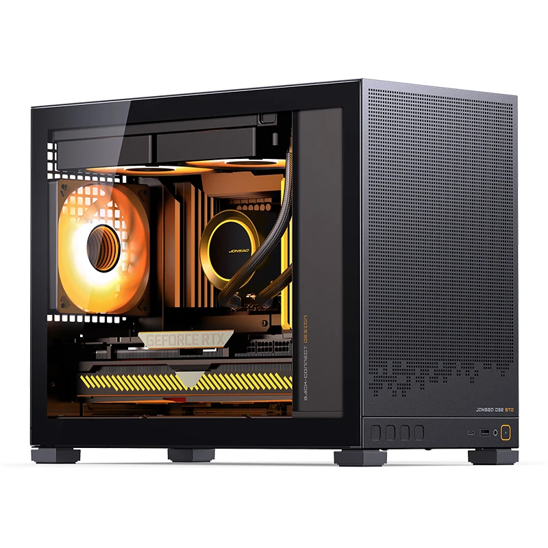 JONSBO D32 STD/PRO MATX Case Side Transparent Desktop MINI Case Support Back Insertion Of MATX Motherboard 240 Water Cooling pc case pc chassis