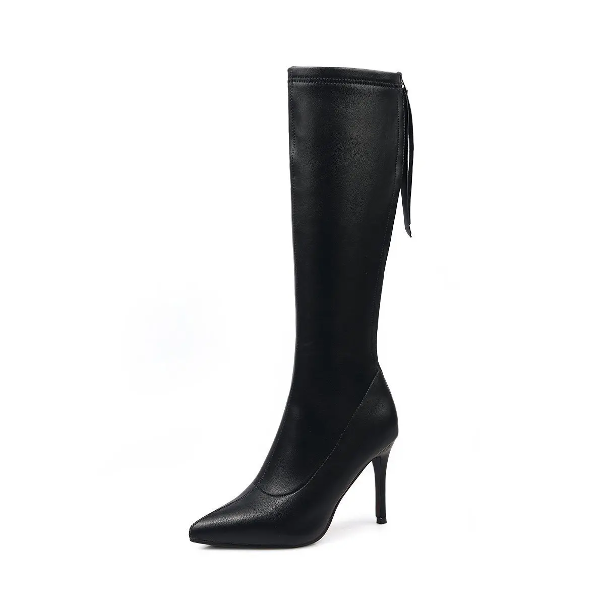 Botas Altas Hasta El Muslo Para Mujer, Zapatos De Tacón Alto De 8