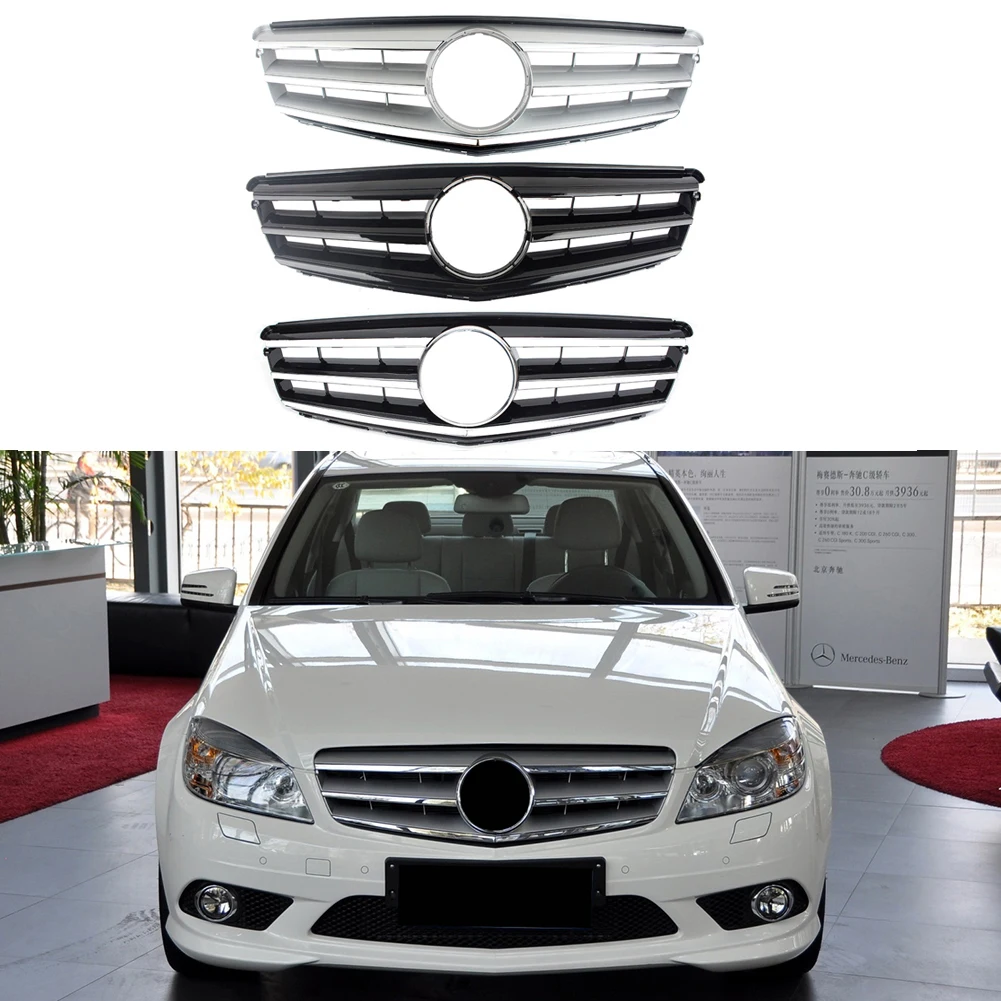 CarFrontUpperGrillBumperFitforMercedesBenzW204CClassC200