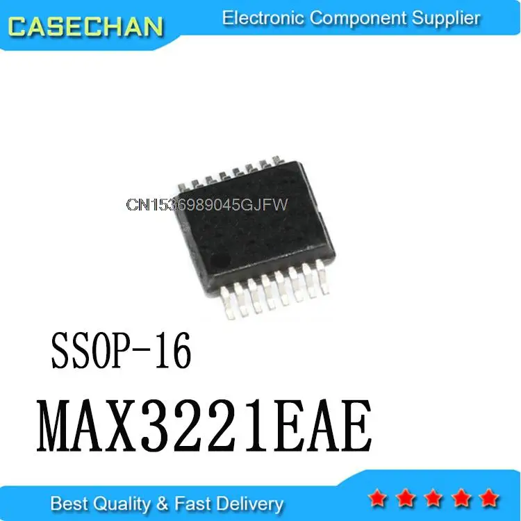 

10 шт. MAX3221EAE + T MAX3221EAE MAX3221 серии 235 кбит/с 5,5 V RS-232 SSOP-16
