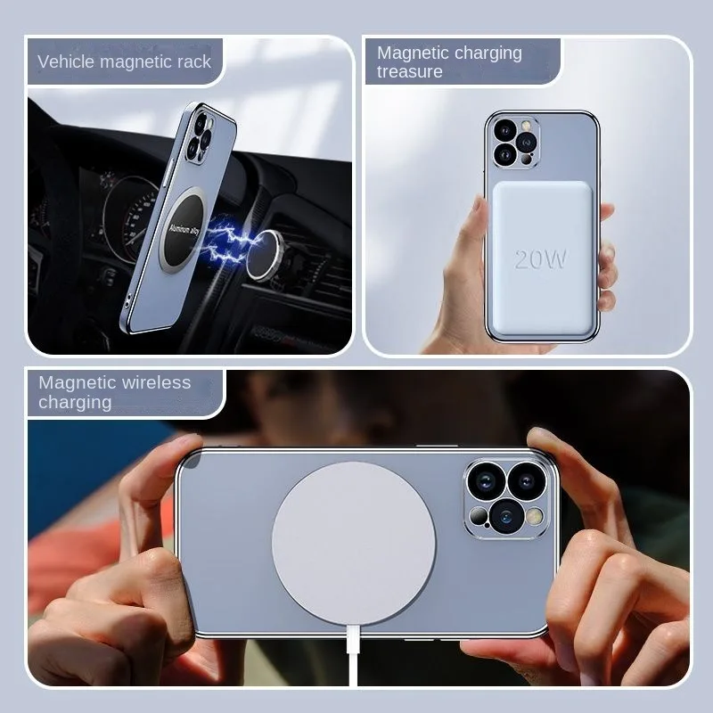 Soft Plating Magnetic Protective Back Cover