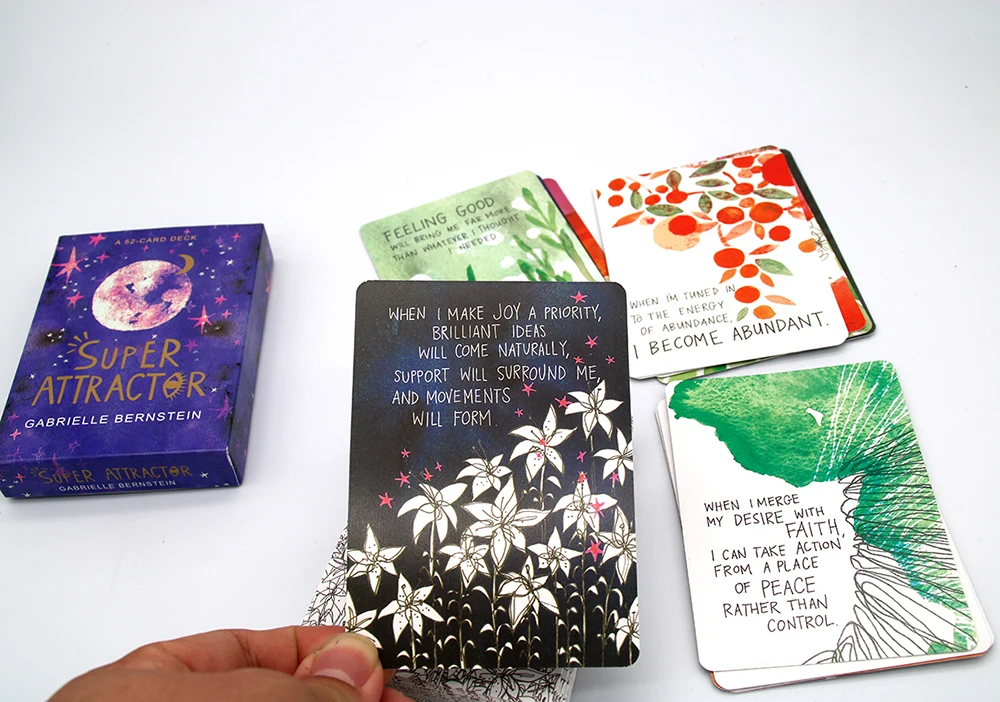 Super Attractor Oracle Deck Angels and Ancestors Oracle Cards Fortune Telling Game Divination Tools Card Game Gabrielle Bernstei 6