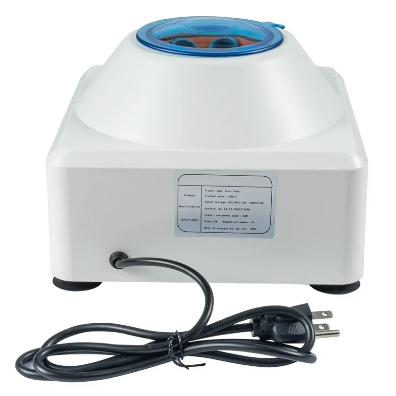 실험실 전기 원심분리기, PRP PRF 분리 기계, EU 미국 플라즈마 세럼, 저속, 4000rpm, 2086xg, 6*20ml, 900-2