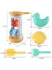 Children bulldozer straw beach toy engineering car excavator wheat straw dredging tool splash beach shovel 2