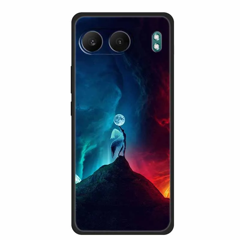 Astronaut Design Soft Silicone TPU Phone Case - Space-Themed Back Cover