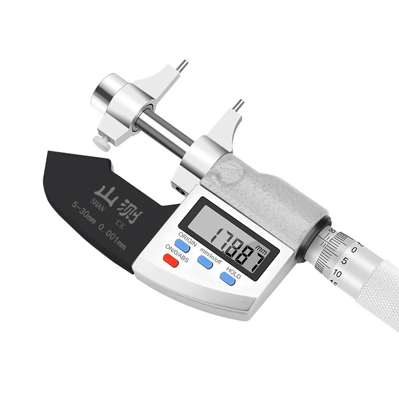 디지털 내부 구멍 직경 마이크로미터 5-30mm 소형 내부 보어 고정밀 0.001mm..