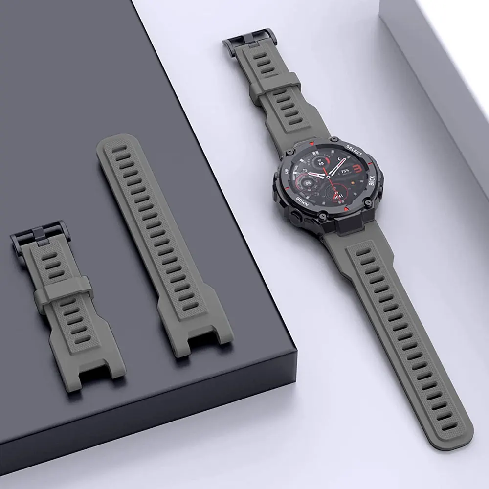 Amazfit T-Rex Pro 스트랩 용 교체 시계 스트랩 Amazfit T Rex Strap 용 보호 케이스 보호 필름