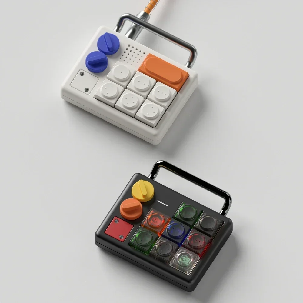 Echopme-edifício Original Block Keycap Transparente Fosco Tampa do Teclado Baixo Perfil Caps Chave para Teclado Mecânico Pbt 32 Chaves - Imagem 2