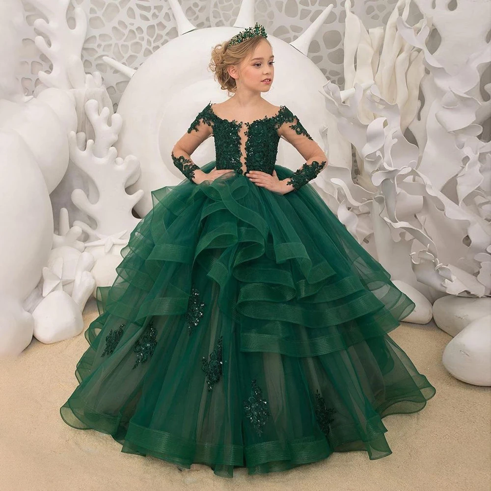 flower-girls-dresses-tulle-princess-wedding-pageant-ball-gown-with-bow-knot-first-communion-dress