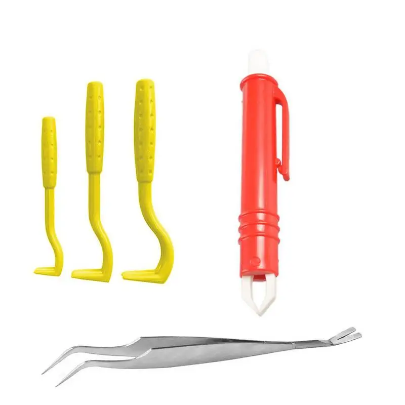 

PCS Tick Remover Tool Set Tick Hook Stainless Steel Tick Tongs For Dogs Cats Flea Comb High Quality Quick Delivery New