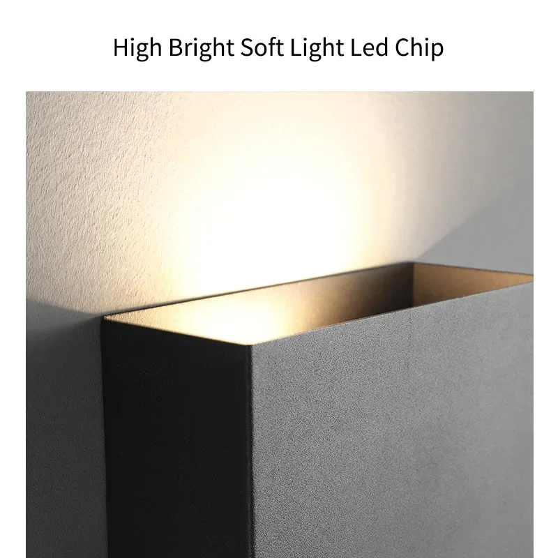 New Nordic Minimalist Designer Living Room Sofa Background Wall Light Strip Combination Wall Light Staircase Corridor