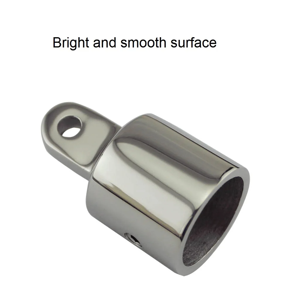 Top Cap Stainless Steel 316 Boat Bimini Hardware Mirror Polish Marine Bimini Tops Fitting Hardware 2PCS