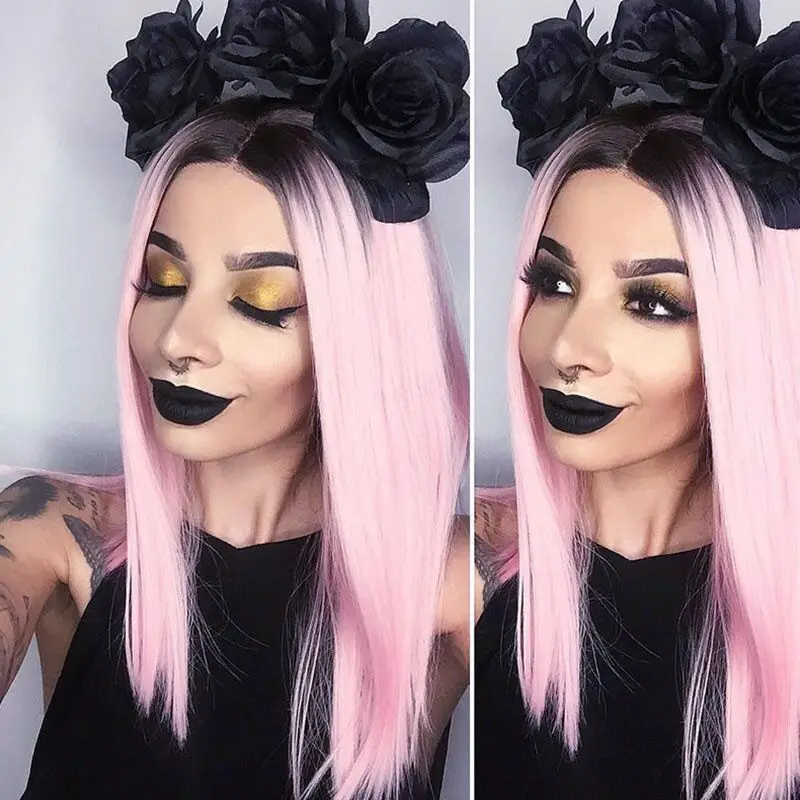 Рисунок 5 - Парик Омбре из розового длинного