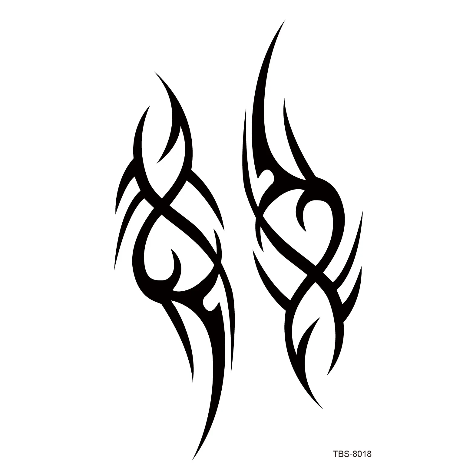 Waterproof Temporary Tattoo Sticker fire flame totem dragon hawk henna tatto stickers flash tatoo fake tattoos for women men 7