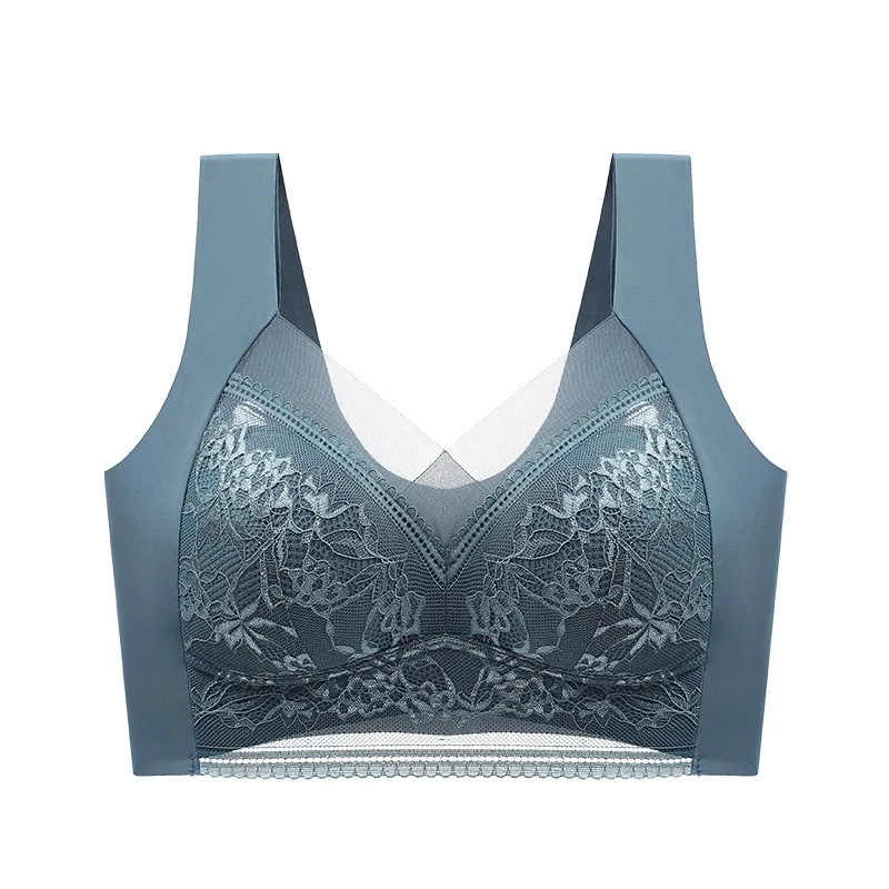 Seamless Lace Bra - Large Size Underwear | Breathable Thin Bra With Beautiful Back