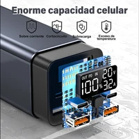 65W Mobile Power Bank 30000mAh Type-C Plug Fast Charging FCP SCP Mobile Power Bank Portable External Charger for Smartphones 1