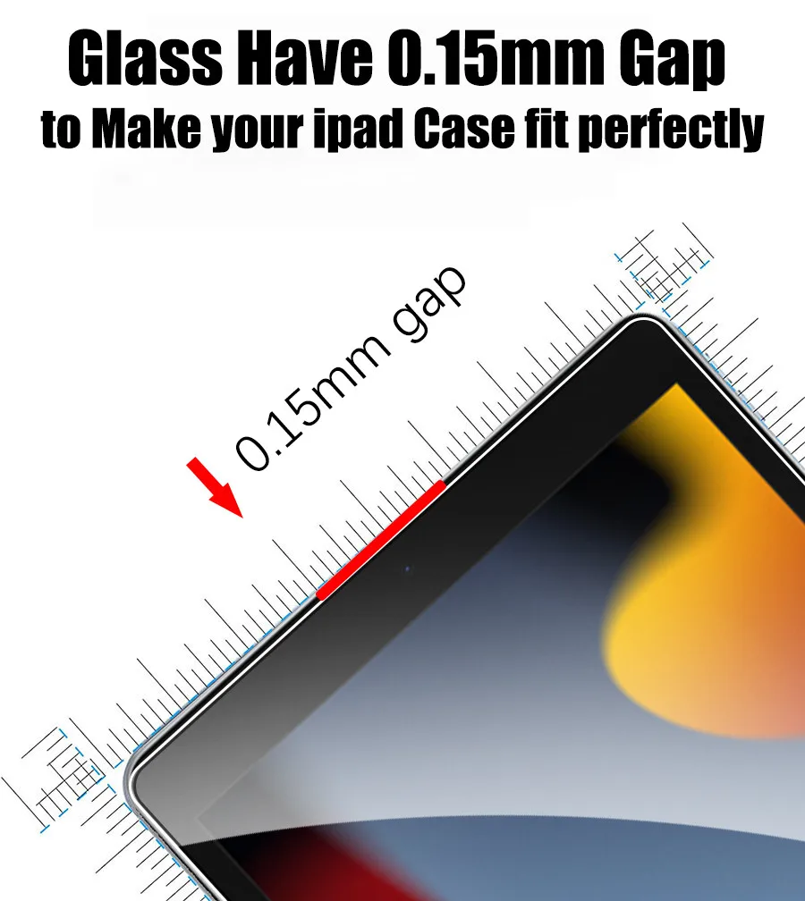 Pack of 2 Clear Tempered Glass Screen Protectors