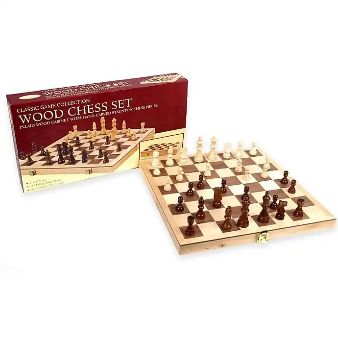 

18" Deluxe Folding Chess Set
