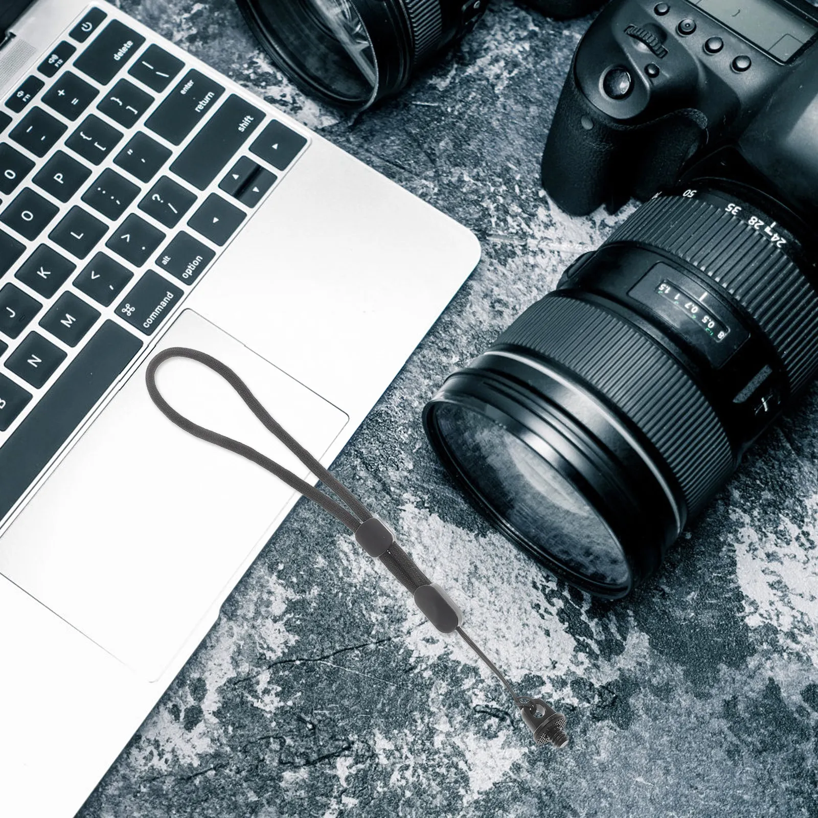 1세트 전문가용 카메라 스트랩 고정 나사 금속 손 조임 마운트 DSLR 액션 카메라 짐벌 조절식 손목 스트랩