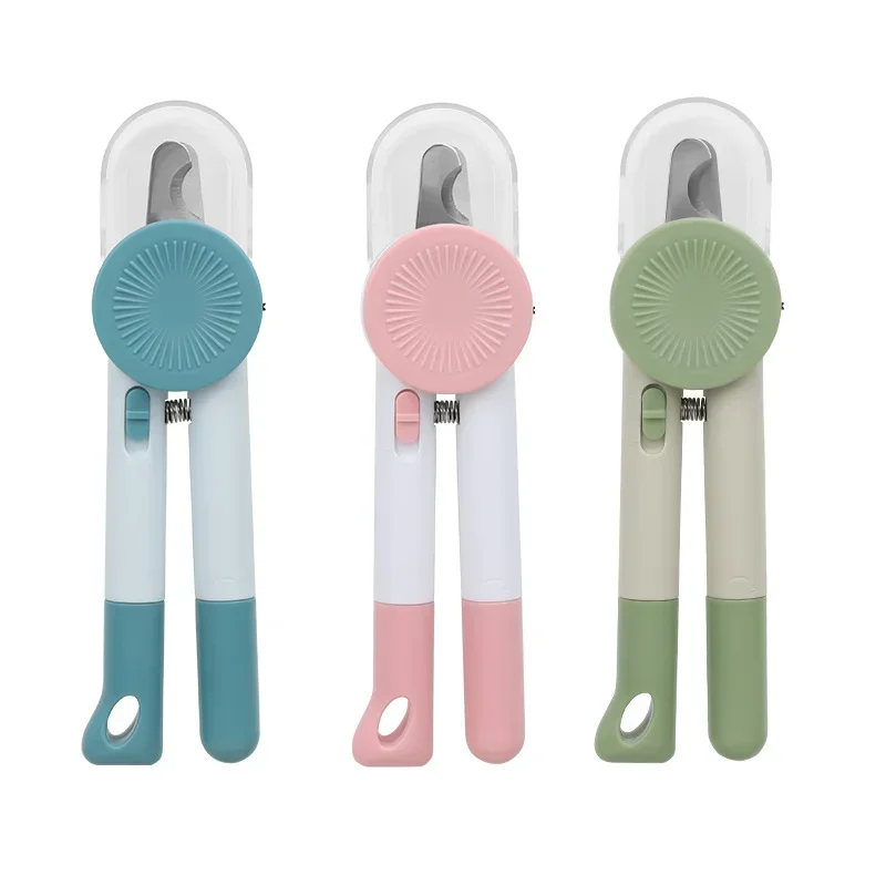 Pet Nail Clippers Cat Claw Trimmer With LED Light Cat Grooming Nail Cutting Anti Scratch Bite Clipper For Pet Claws Dog Supplies