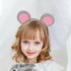 2 Sets Halloween Mouse Headdress Mouse Tail And Ears Mouse Bowtie Set Mouse Costume Accessories 3