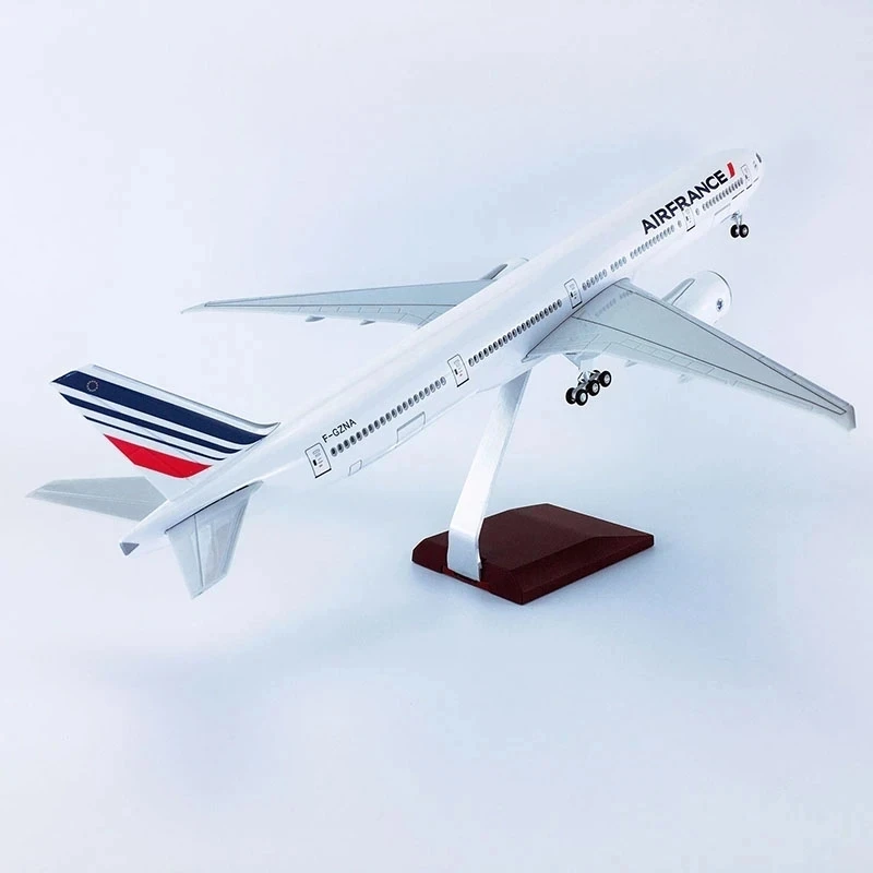 

47CM 1/157 Scale 777 B777 Aircraft Air France Airlines Model Toy With Wheel Landing Gear Assembly Plastic Resin Plane Toy