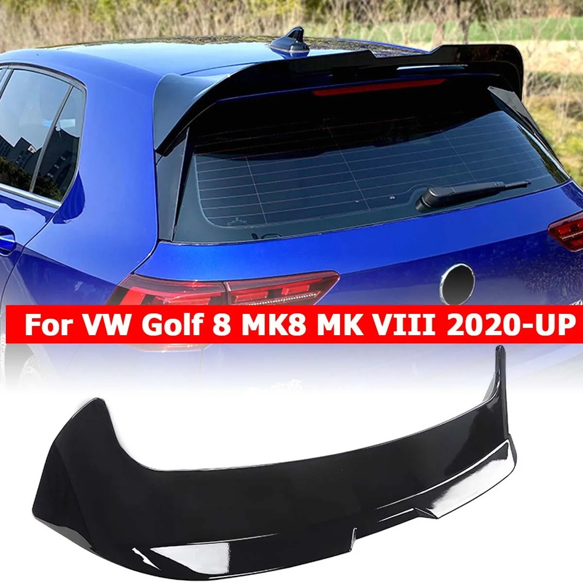 

Golf 8 Rear Trunk Spoiler Roof Wing Lip Deflector Modification Body Kit For Volkswagen VW MK8 MK VIII 2020-2021 Car Accessories