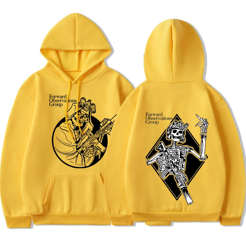 Forward Observations Group Hoodie Punk Skeleton Gothic Hoodies
