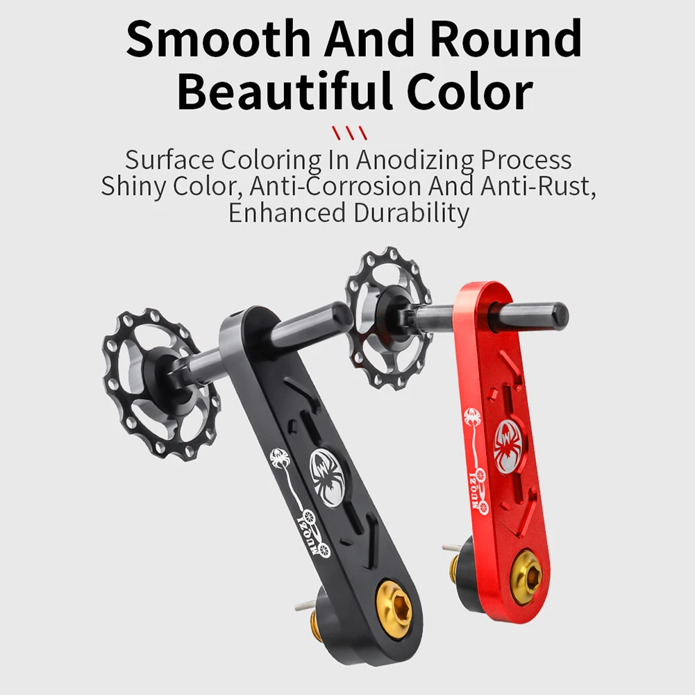 Muqzi Portable Mountain Bike Chain Tensioner Guide Antidrop Single