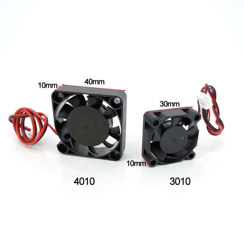 3010 4010 30x10mm 40x10mm DC Cooling Fan 5V 12v 24V For Hydraulic Bearing Brushless 2PIN 30mm 40mm Fan DC5/12/24V FOR 3D printer cooling fan 3d printer fan