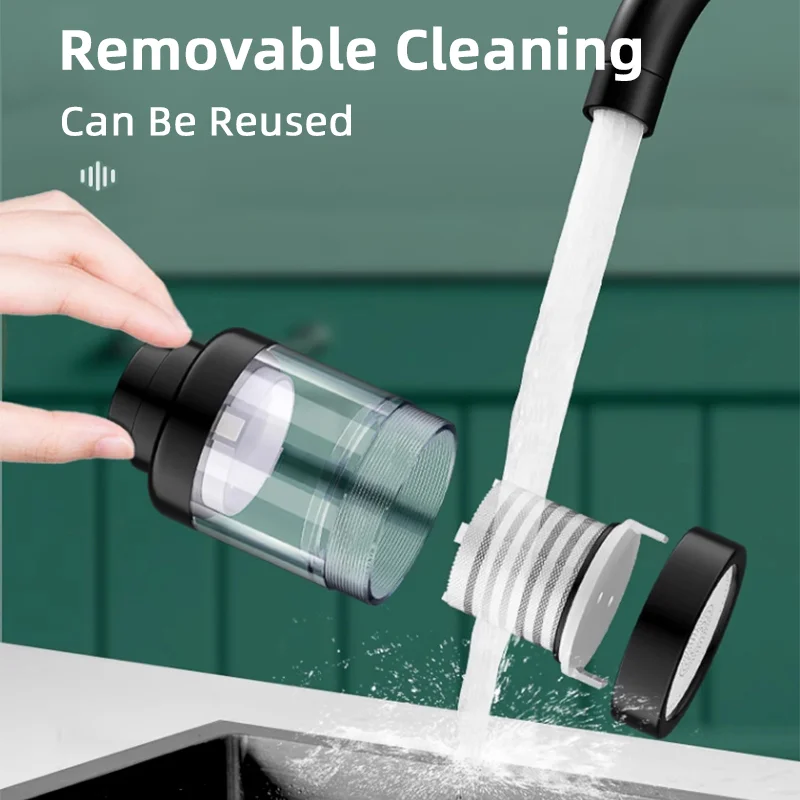 Description Picture 3 of item360 Rotatable Faucet Filter Extender Purifier Spray Head Tap Nozzle Water Saving Sprayer Diffuser Kitchen Accesories