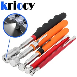 Mini Telescopic Magnetic Pen With Light Portable Hand Tools Capacity For Picking Up Nut Bolt Screws Extendable Pickup Rod Stick