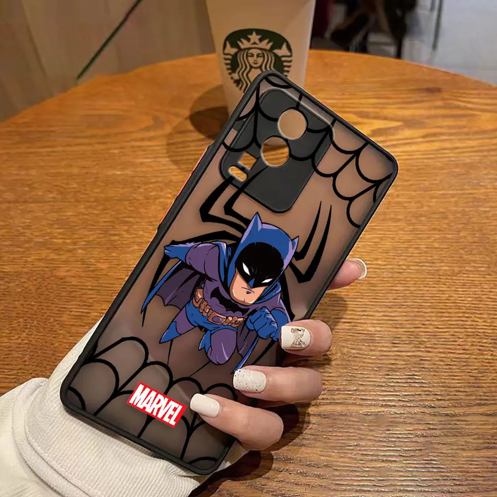 thumbnail image 1 of Funda mate para VIVO X90 X80 X70 5G X60 X50 X30 IQOO NEO 3 5 7 PRO PLUS X27 X23 X20 Funda Capa Los vengadores de Marvel Anime dibujos animados, 1 of 5