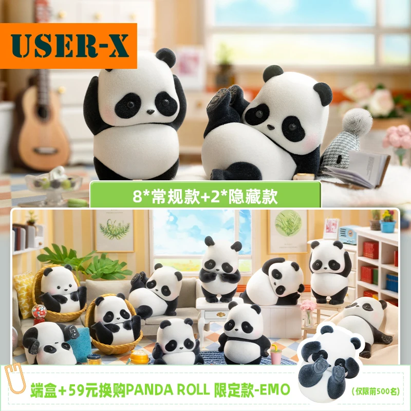 

USER-X панда рулон ежедневная Серия 2 глухая коробка Kawaii куклы мультфильм Животные детские подарки на день рождения милые животные рождественские игрушки