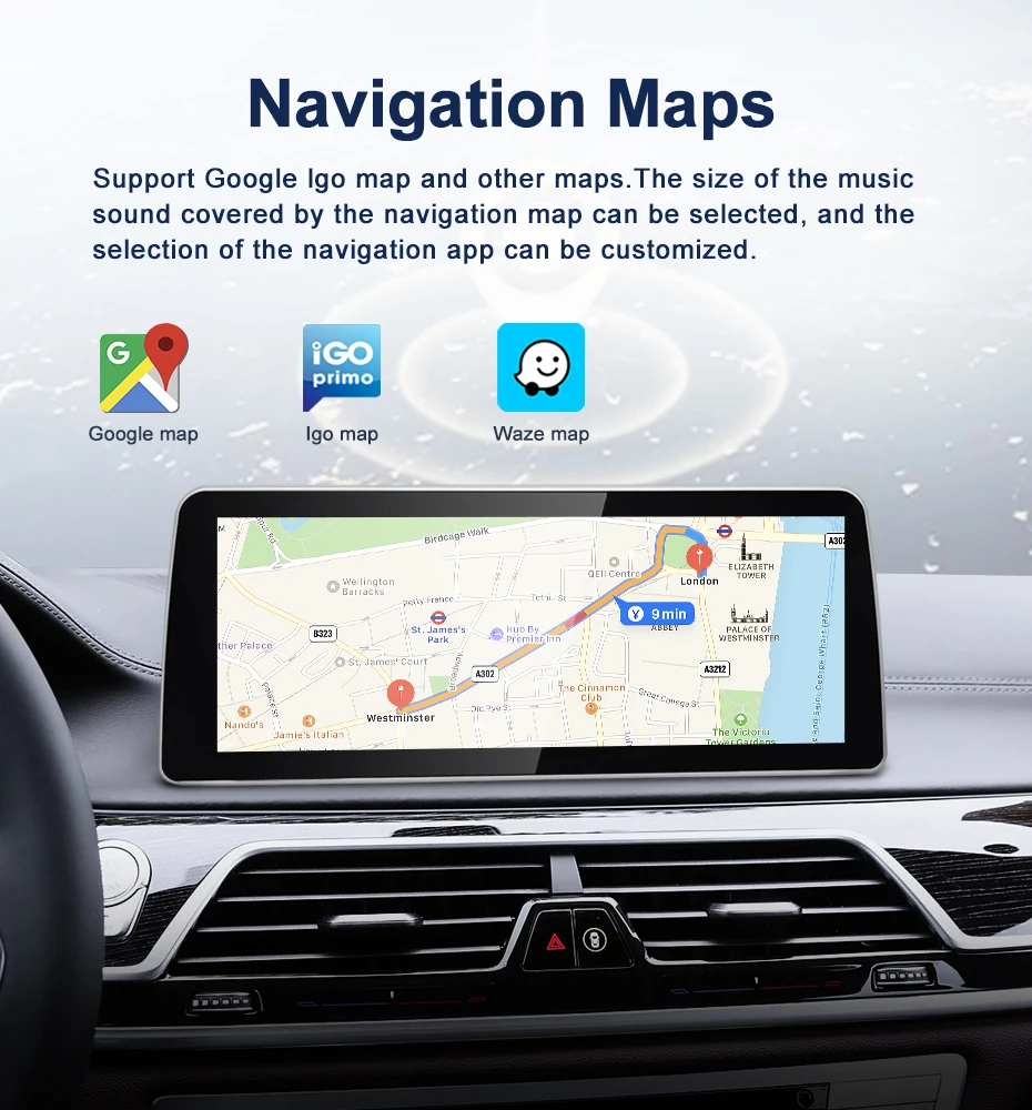 Factory Price Android14 Wireless CarPlay Auto For BMW 7Series G11 G12 Car Video