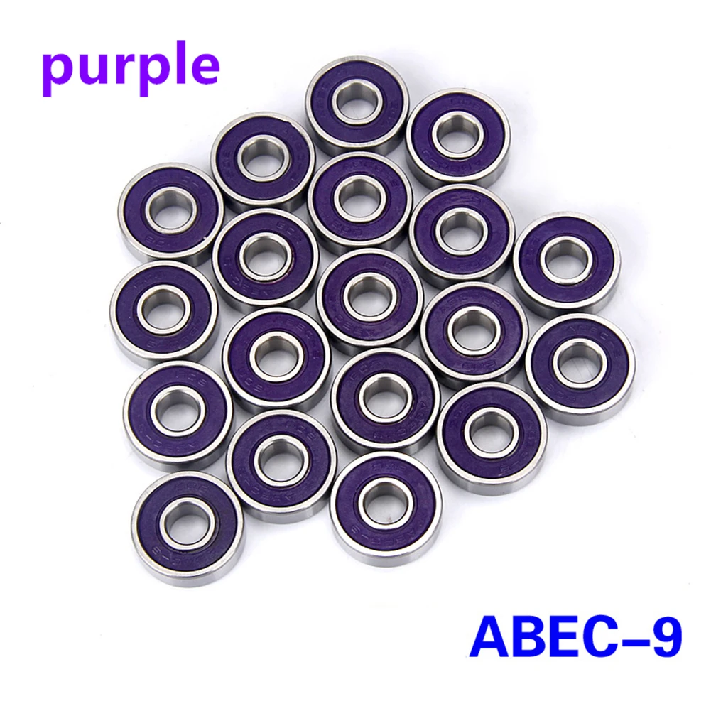 

8x22x7mm Skateboard Bearing Ball Roller Scooter Sealed Skate Skateboard Steel Anti-rust Blade Groove Practical