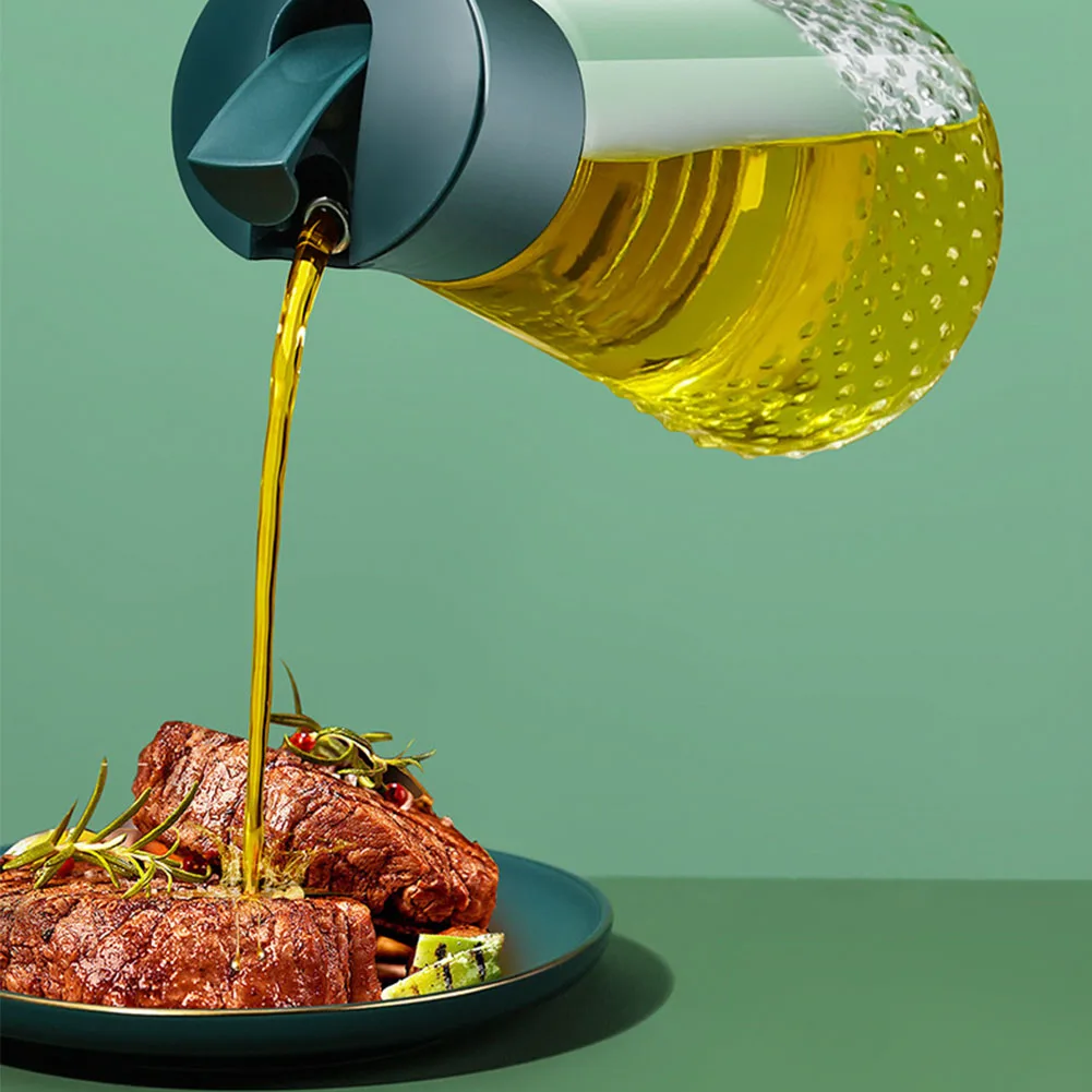 Glass Olive Oil Container Transparent Easy To Use For Kitchen Household