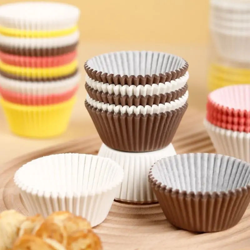 100pcs Disposable Muffin Cups Egg Tart Molds Heat Resistant Cupcake Cups Thickened Paper Cupcake Liners Tart Molds Baking Tools 100pcs Disposable Muffin Cups Egg Tart Molds Heat Resistant Cupcake Cups Thickened Paper Cupcake Liners Tart Molds Baking Tools