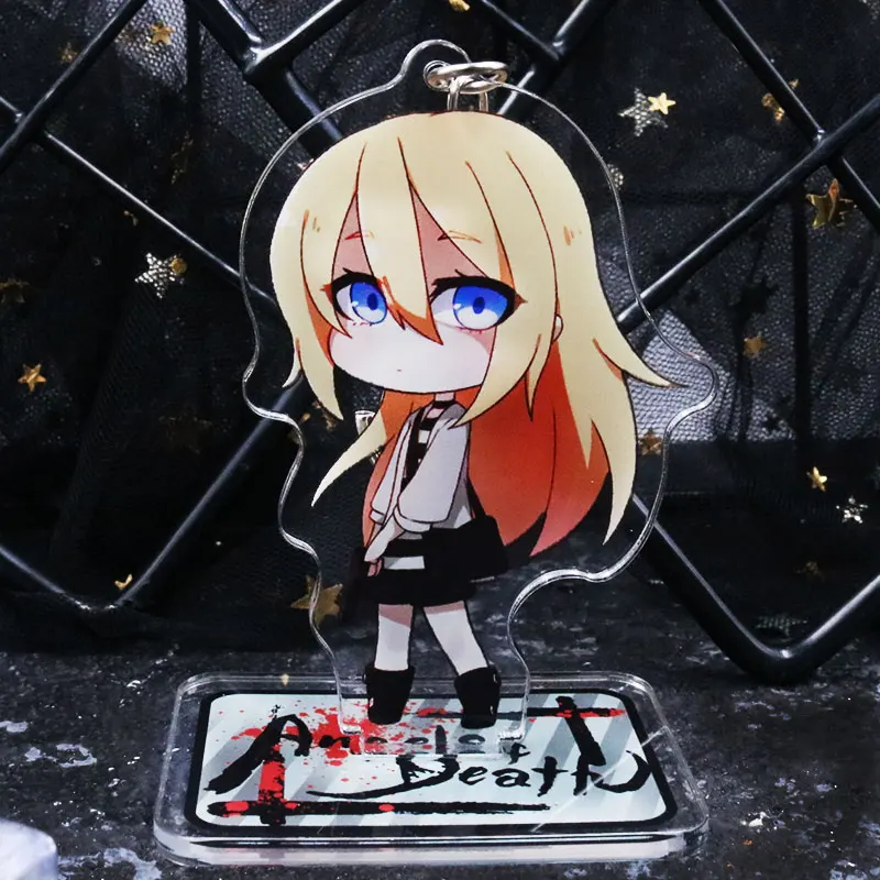 15CM Anime Angels of Death Figures Isaac·Foster Acrylic Stands  Rachel・Gardner Eddie Character Model Desktop Decoration Fans Toys