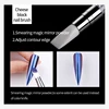 Dual-ended Nail Art Silicone Brush Sculpture Pen 3D Carving DIY Glitter Powder Press Foil Application Brush Manicure Tools 3