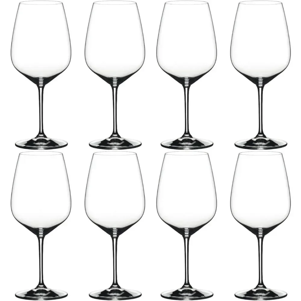 

Extreme crystal Cabernet Sauvignon glasses (8 pieces) suitable for weddings, birthdays, restaurants, entertainment, transparency