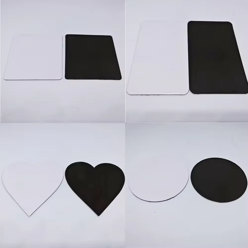 DIY 주방 사무실용 맞춤형 냉장고 자석, 승화 블랭크, 장식 자석, 50 개/로트