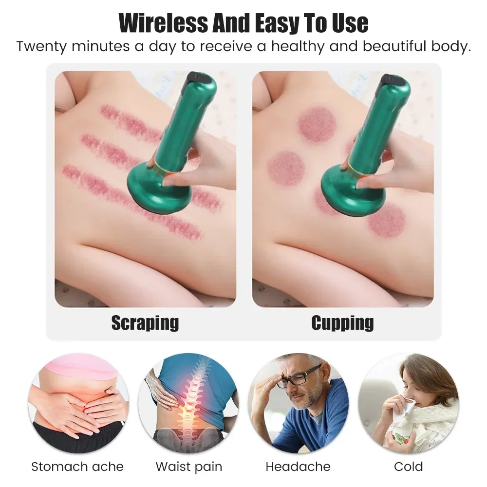 Chinese Electric Suction Cupping Therapy Device Body Slimming Massager Glass Jars Anti Cellulite Cupping Vacuum Slimming Guasha 2