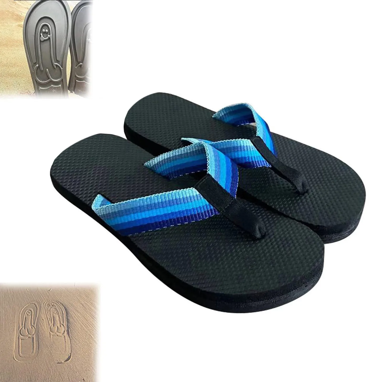 Hidden Penis Flops Spread Hap-Penis Quick-Dry Flip Flops Parody Penis Slippers Beach Flip Summer Comfort Non Slip Sandal flip flops summer slippers summer sandals beach shoes