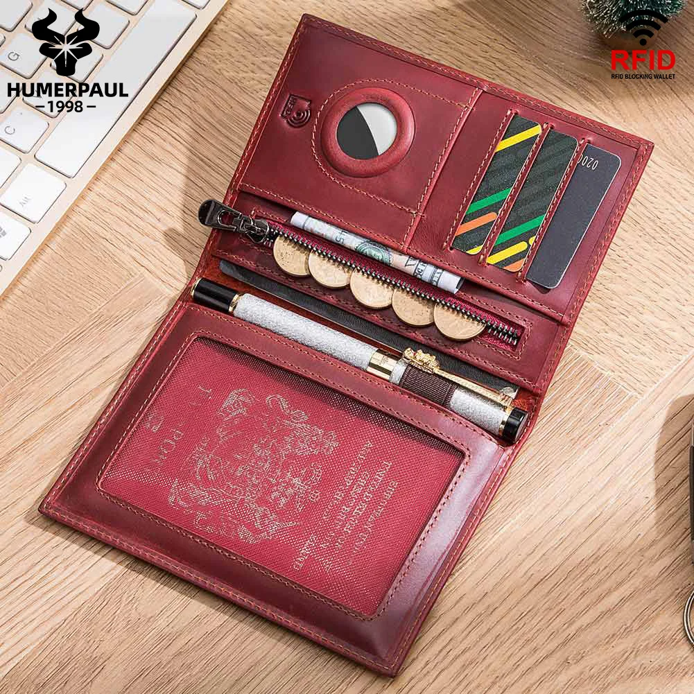 حامل جواز سفر مزود بحماية من تحديد الهوية بموجات ا...