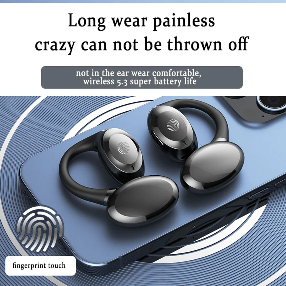 

GD06 Open Ear Headphone Ultra Long Playtime Earphone Hands-Free Workout Cycling Earbud For Cell Phone Tablet Laptop Computer