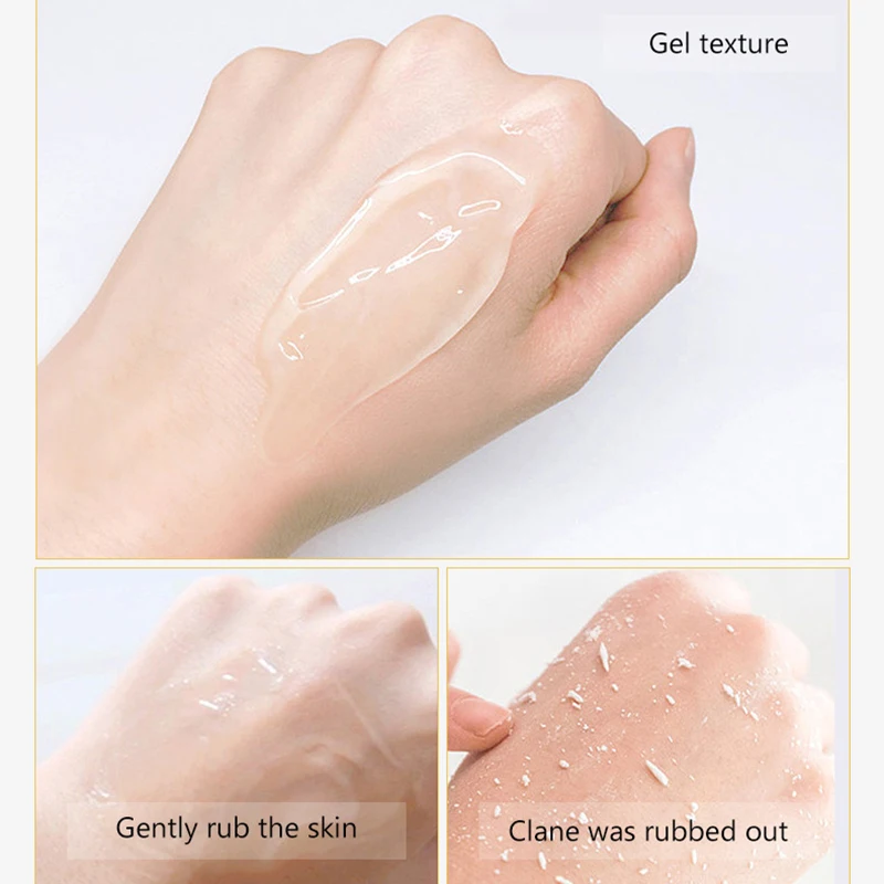 Lemon Face Wash Facial Cleanser Face Exfoliating Gel Moisturizing Remove Dead Skin Blackhead Exfoliator Facial Scrub Exfoliation 4