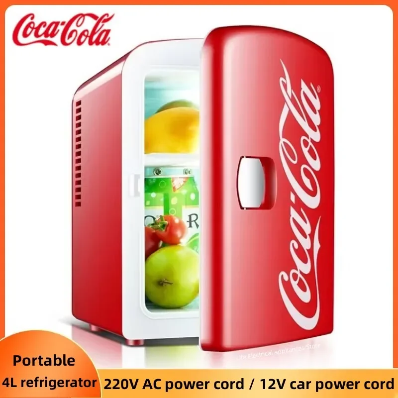 Portable Refrigerator Small Refrigerator Car Refrigerator 4L Mini Refrigeration and Heating Heating Storage Cold and Warm Insulation Box