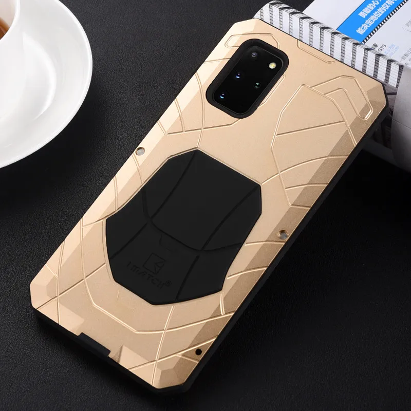 

Imatch Original Case For Samsung Galaxy S23 S22 S21 S20 Fe Plus Ultra Aluminum Metal Protector Cover Armor Heavy Duty Shockproof